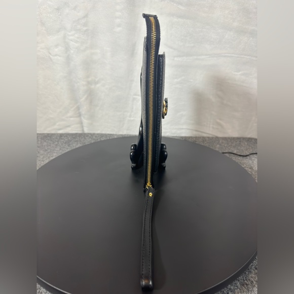 Michael Kors Cooper Medium Wristlet Wallet Black Leather - Picture 6 of 8